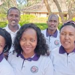 Officials 2020 : From front left: Phillis, Rose ( Executive Director), Margaret, Rael. Back: Rueben, Nicholas